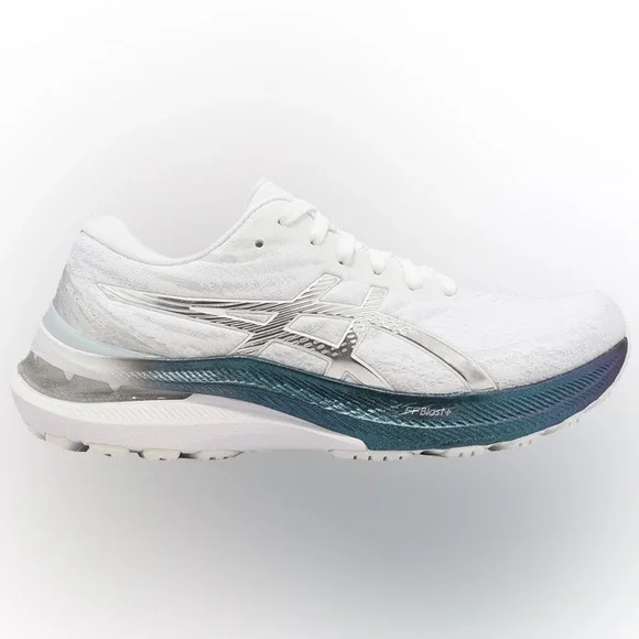 ASICS Women’s Gel Kayano 29 Platinum White Silver Running Shoe Sneaker EUC 8.5 - Picture 3 of 12
